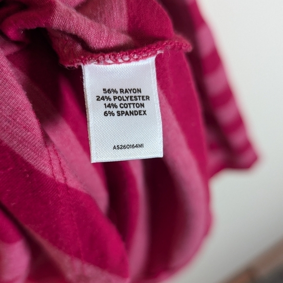 Vibrant Cranberry and Rose Stripes by Amber Sun 🌞 - Picture 3 of 3